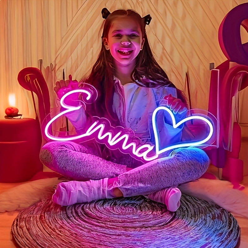 Neon Sign Custom Led - Personalizowany neonowy LED-owy znak ścienny z