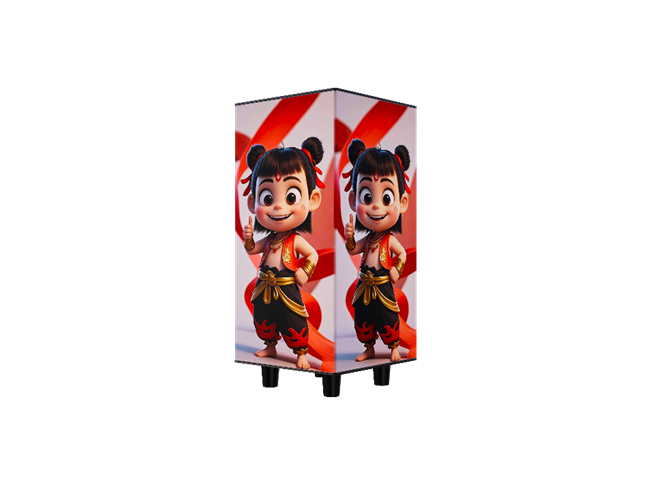 Lighting Decoration Stand - Mini kolumna reklamowa LED Signgic, 4-stronna,