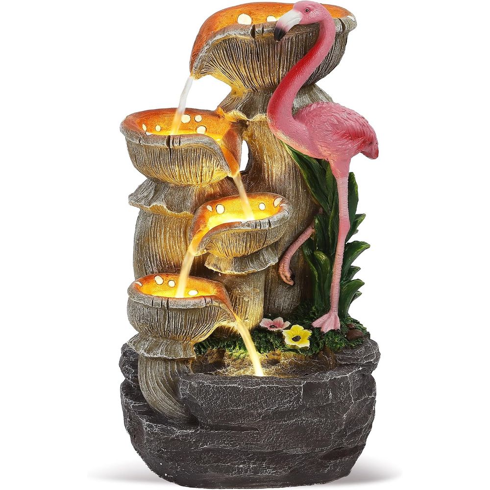 Lighting Decoration Stand - 5-poziomowy wodospad ogrodowy z 5 diodami