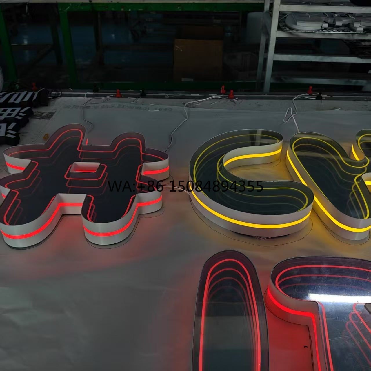 Neon Sign Custom Led - Personalizowany neonowy znak nieskończoności LED 3D,