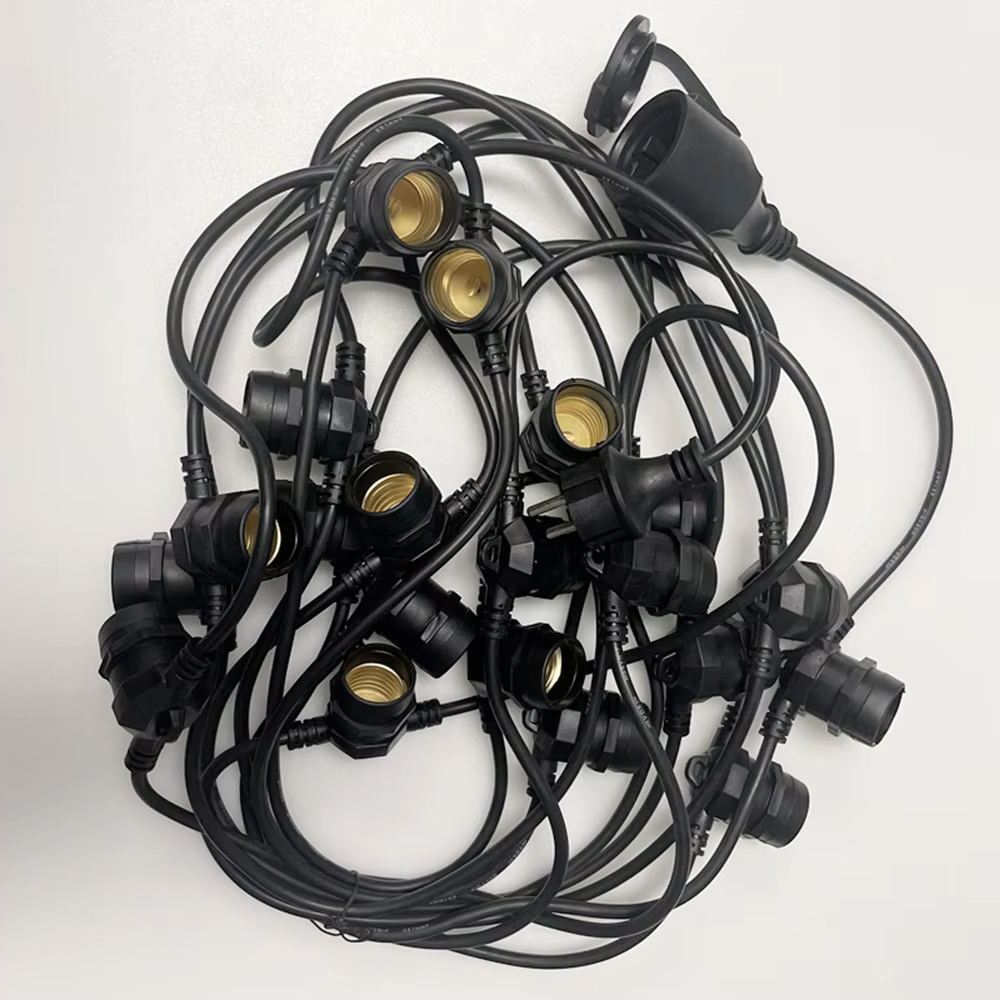 Outdoor Lighting Wedding Decor - 10M Kabel LED, komercyjna jakość, wodoodporny,