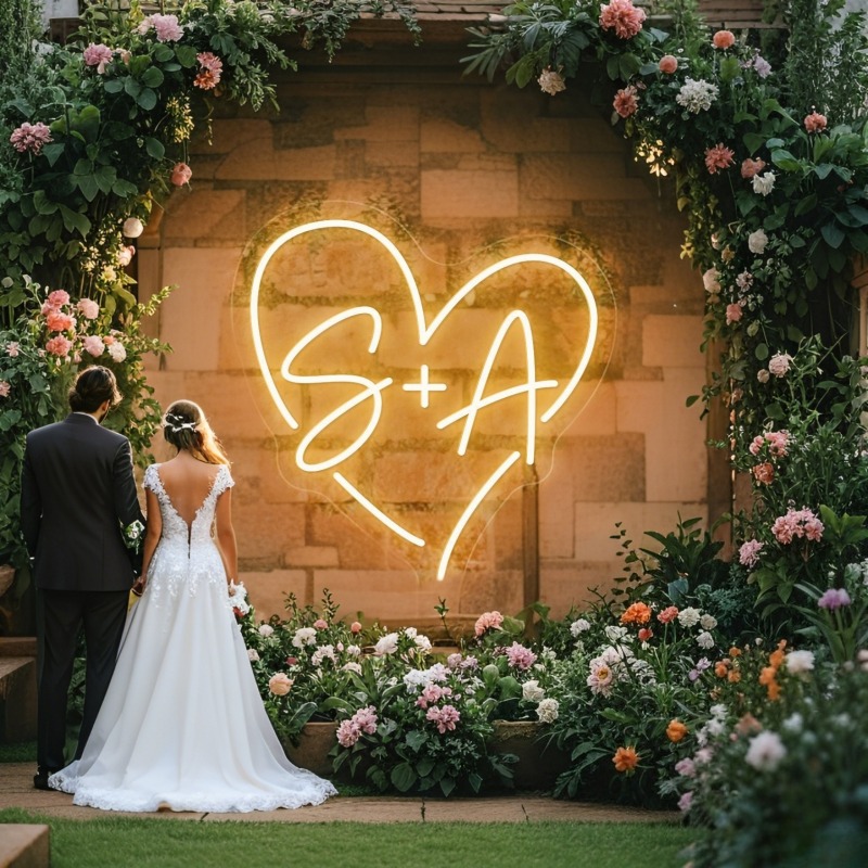 Neon Sign Custom Led - Neon LED w kształcie serca z