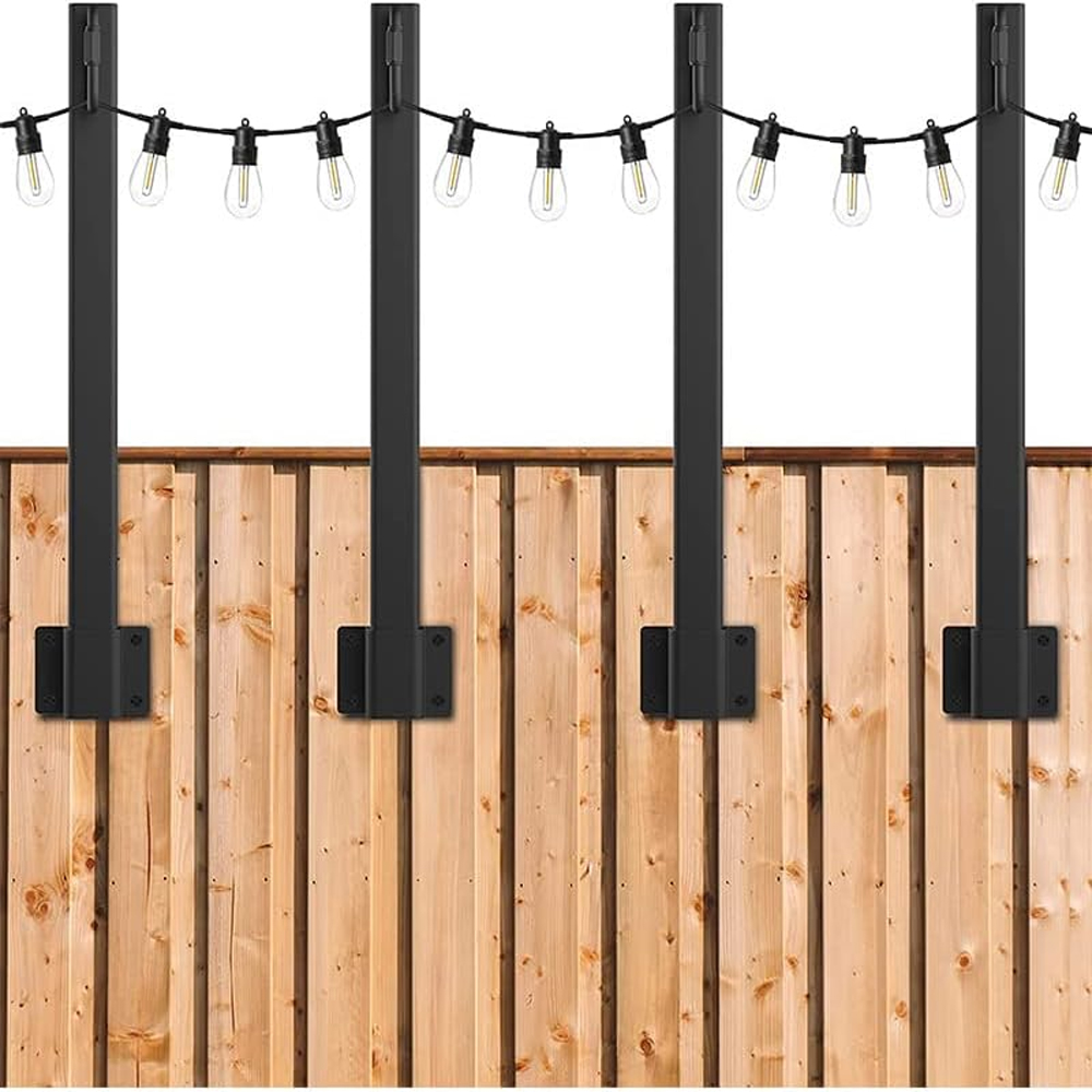 Lighting Decoration Stand - 4 szt. Metalowe słupki do lampki