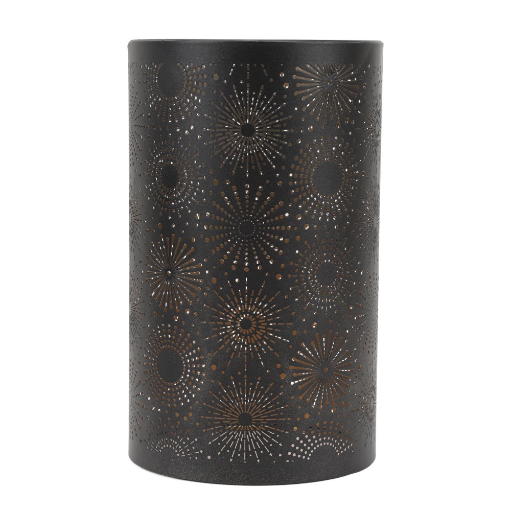 Geometric Lamp Shade - Prosty żelazny abażur z geometrycznym wzorem,