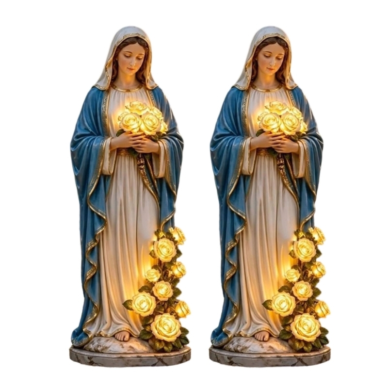 Outdoor Lighting Wedding Decor - Lampa Pamiątkowa E65B Błogosławieństwo Matki Statua