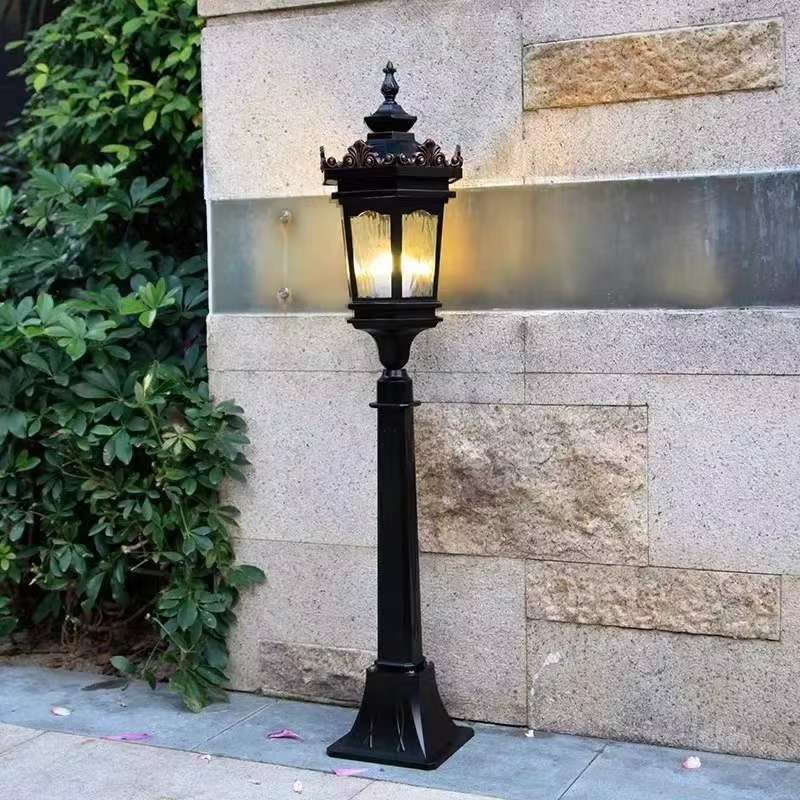 Lighting Decoration Stand - Zewnętrzna lampa ogrodowa na słupku, wodoodporna,