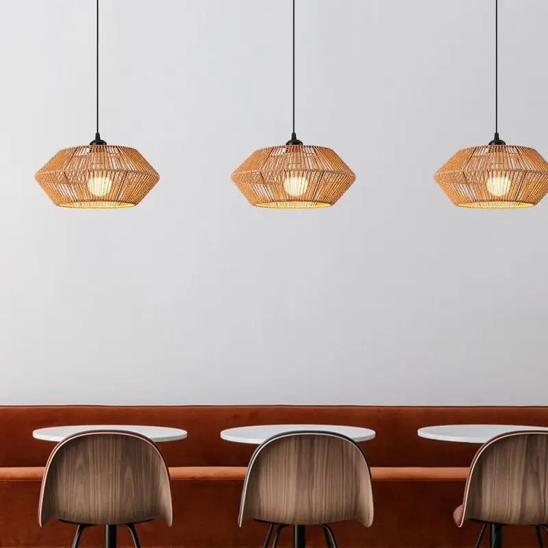 Geometric Lamp Shade - Lampa wisząca w stylu boho z