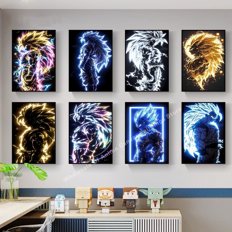 Lighting Home Decor Items - Anime Dragon Ball Wukong Neonowy Efekt