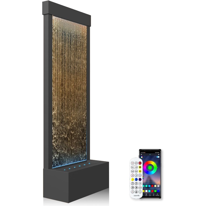 Lighting Decoration Stand - Fontanna podłogowa w stylu nowoczesnym, prosta,