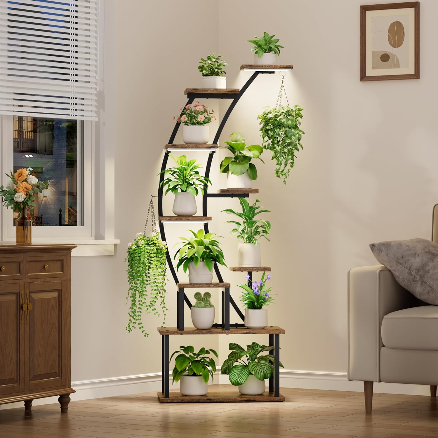 Stojak na rośliny doniczkowe z – Lighting Decoration Stand recenzja i cena