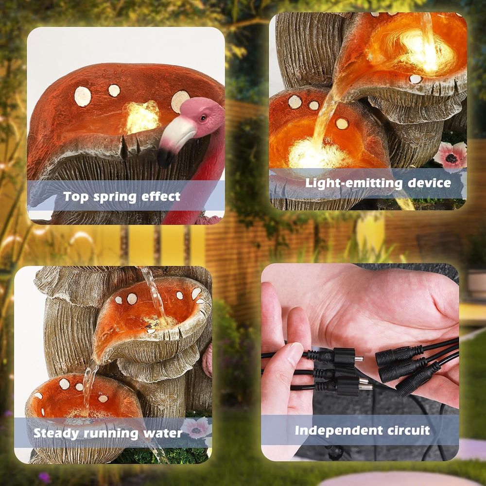 5-poziomowy wodospad ogrodowy  – Lighting Decoration Stand recenzja i cena