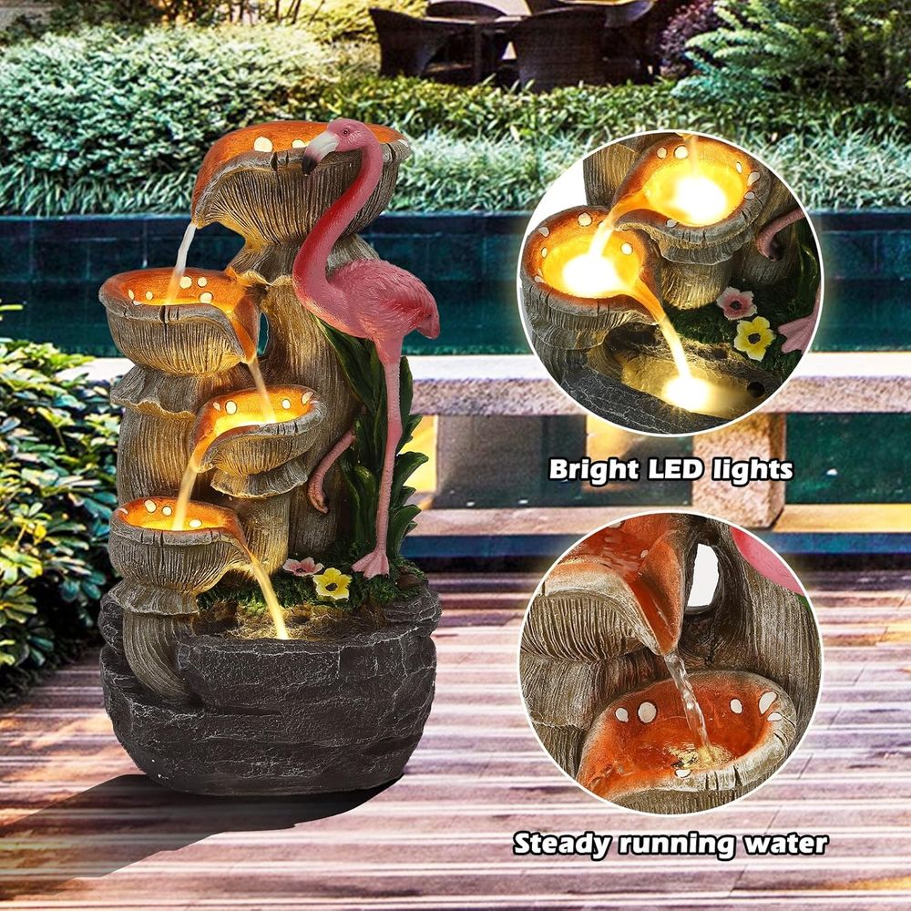5-poziomowy wodospad ogrodowy  – Lighting Decoration Stand recenzja i cena