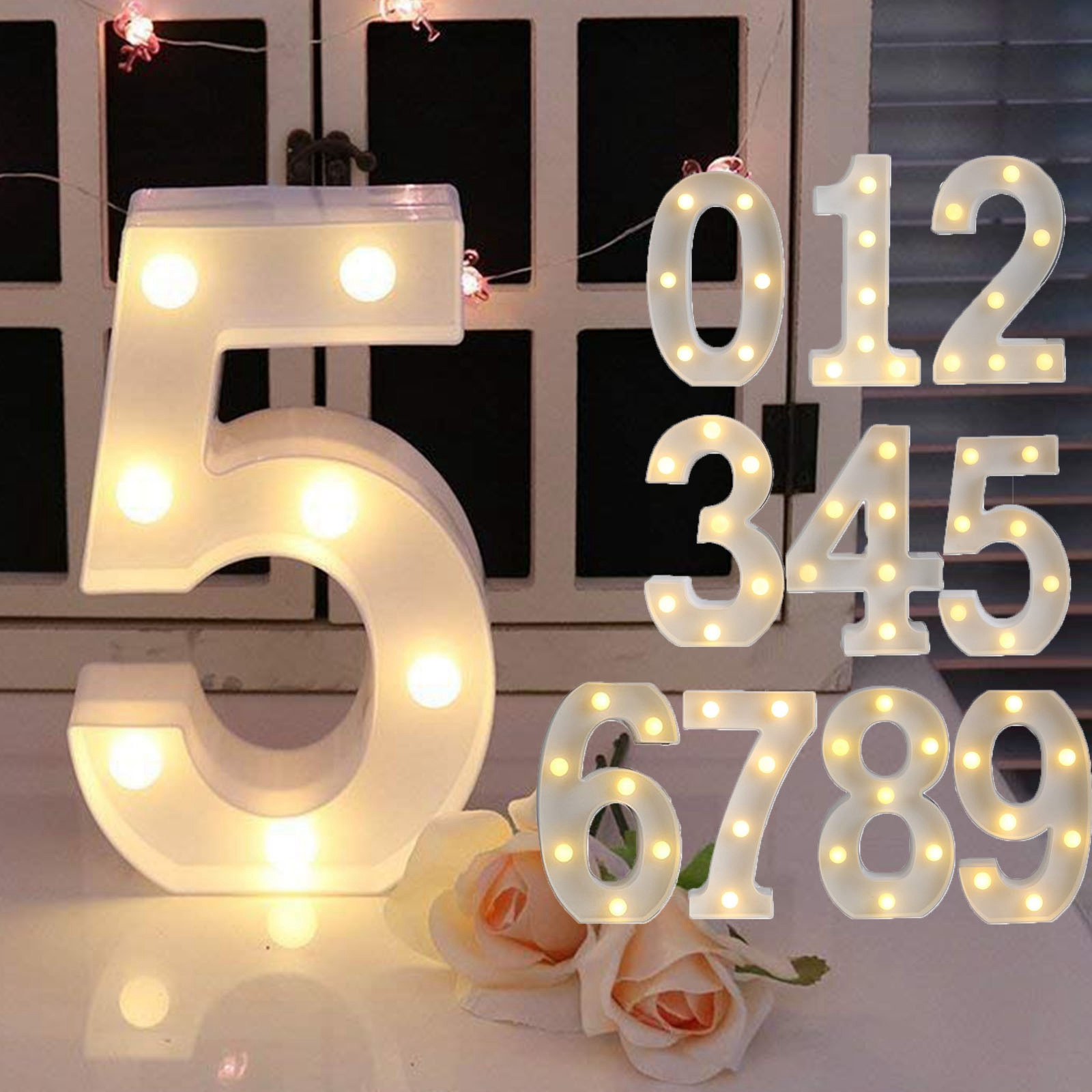 Podświetlany napis Led Numer a – Lighting Decoration Stand recenzja i cena