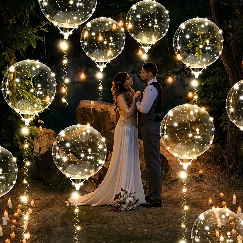 Zestaw 20 szt. balonów Bobo z  – Outdoor Lighting Wedding Decor recenzja i cena