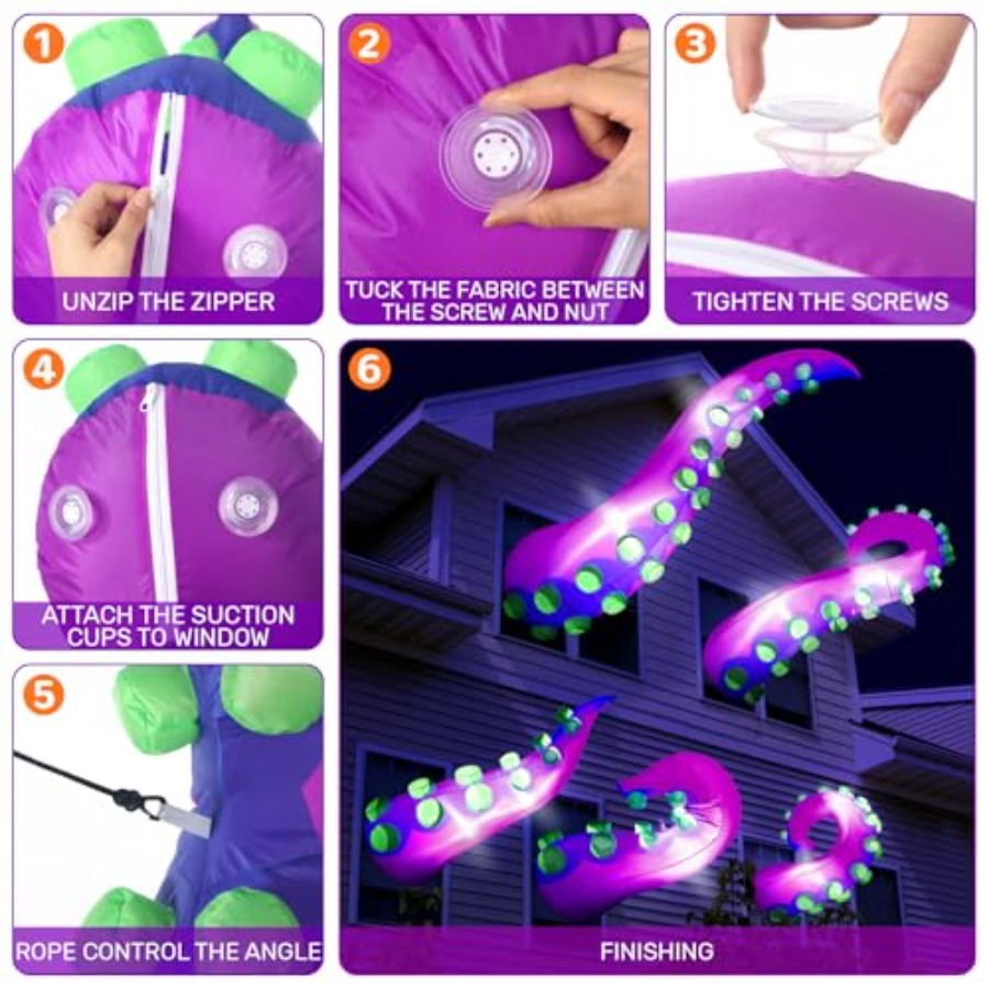 Dekoracja okienna na Halloween – Outdoor Lighting Wedding Decor recenzja i cena