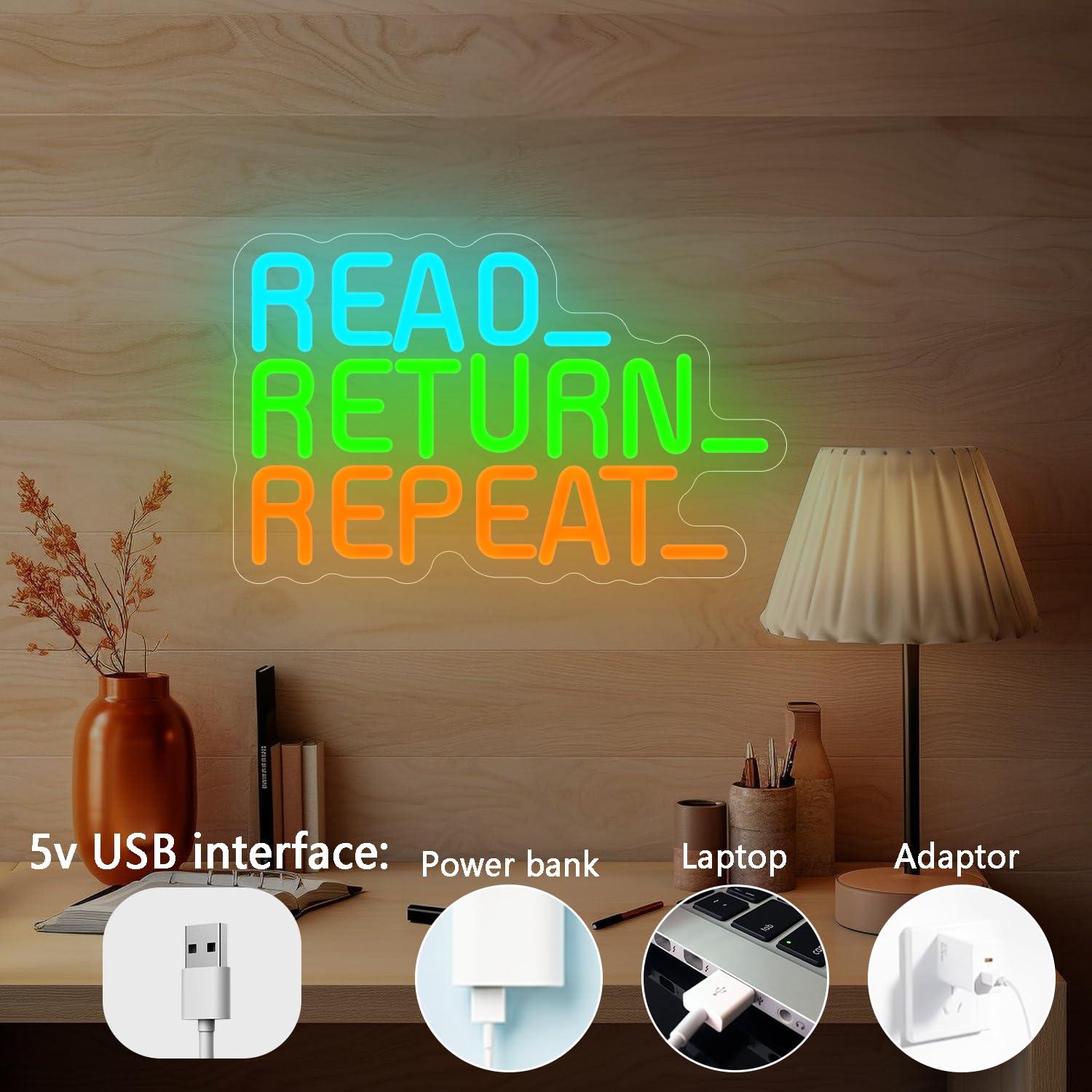Znak Neonowy Read Return Repea – Decor Lighting Returns recenzja i cena