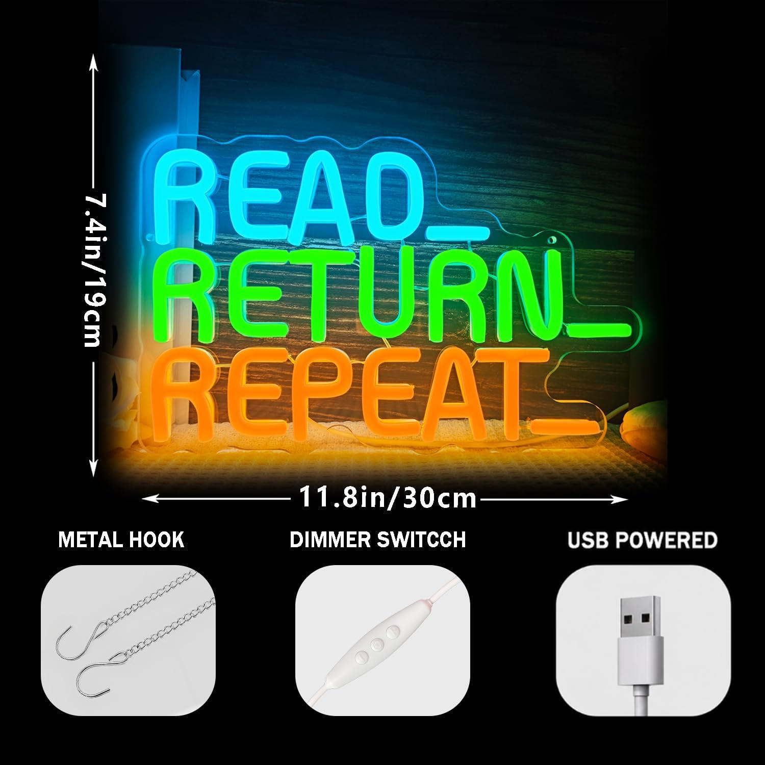 Znak Neonowy Read Return Repea – Decor Lighting Returns recenzja i cena