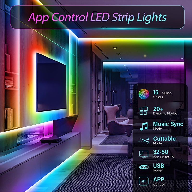 Taśma LED RGB USB SMD3535 ze s – Lighting Bolt Decor recenzja i cena