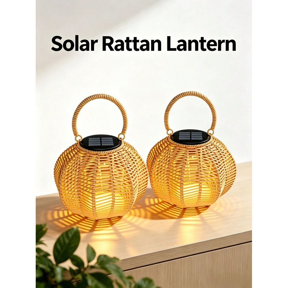 Rattanowa lampa solarna do dek – Outdoor Lighting Wedding Decor recenzja i cena