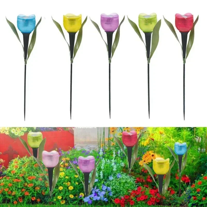 1 szt. Ogród tulipan kształt k – Lighting Decoration Stand recenzja i cena