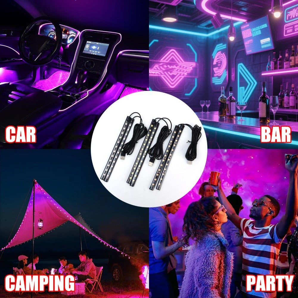 Listwa LED USB do samochodu, l – Lighting Bolt Decor recenzja i cena