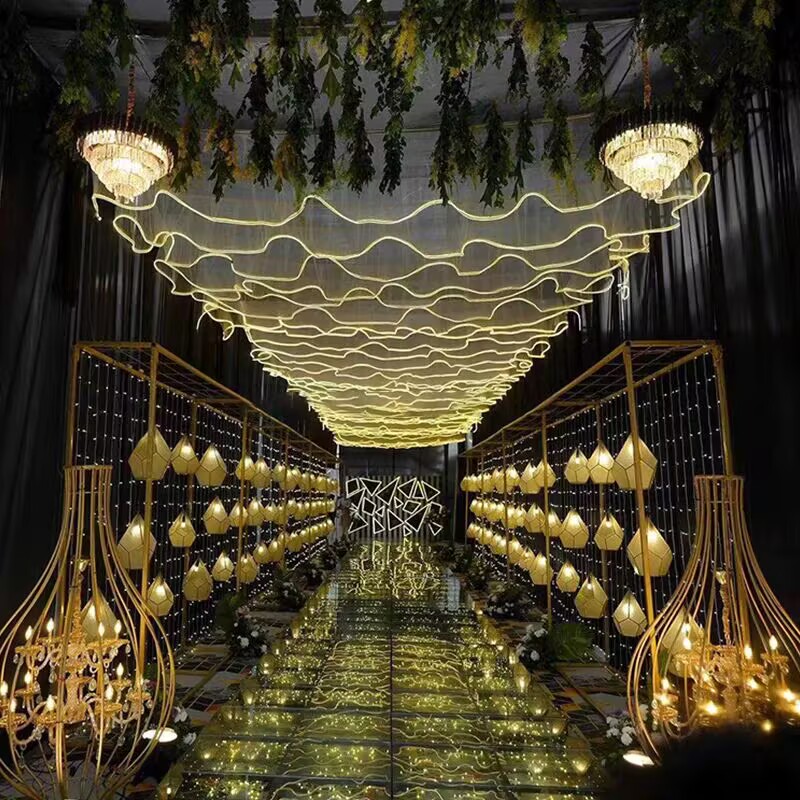 Dekoracja sufitowa na wesele,  – Outdoor Lighting Wedding Decor recenzja i cena
