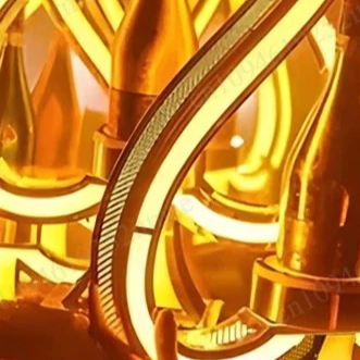 Stojak na butelki wina z żelaz – Lighting Decoration Stand recenzja i cena