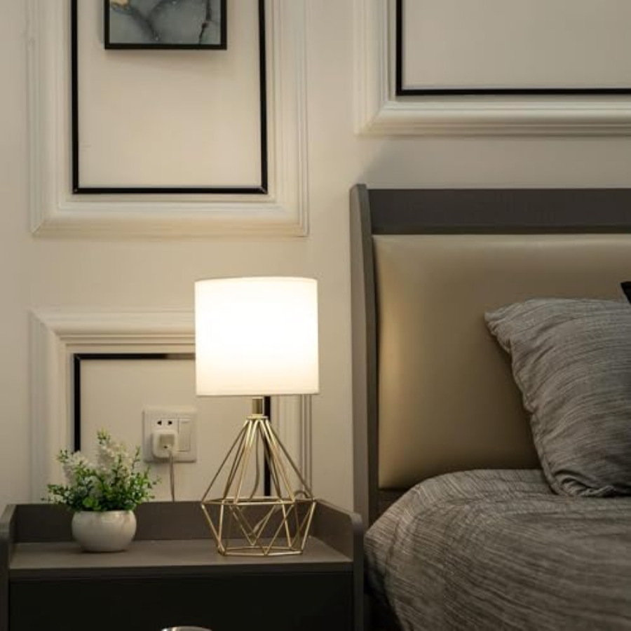 Nowoczesna lampka nocna do syp – Geometric Lamp Shade recenzja i cena
